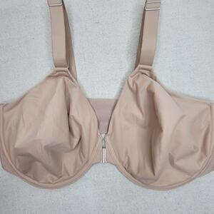 SPANX Front Close Unlined Underwire Adjustable Strap Full Coverage Bra sz 40DD